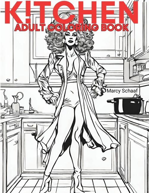 Buch Kitchen Coloring Book Marcella Doodles