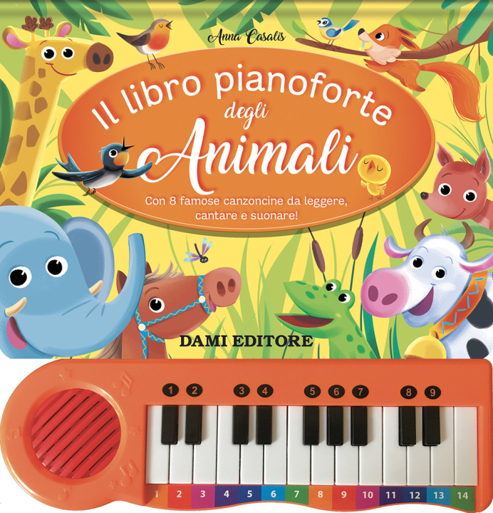 Knjiga libro pianoforte degli animali Anna Casalis