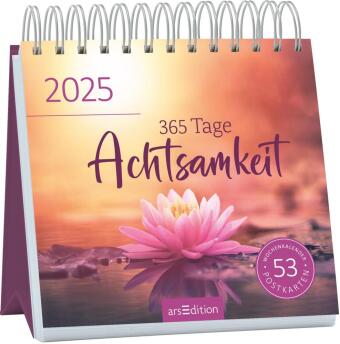 Calendar/Diary Postkartenkalender 365 Tage Achtsamkeit 2025 