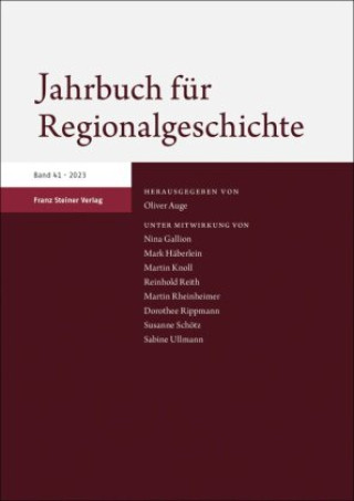 Kniha Jahrbuch für Regionalgeschichte 41 (2023) Oliver Auge