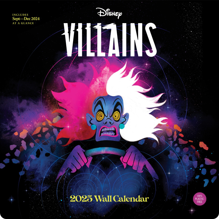 Kalendář/Diář CAL 25 DISNEY VILLAINS WALL CALENDAT 202 WALL