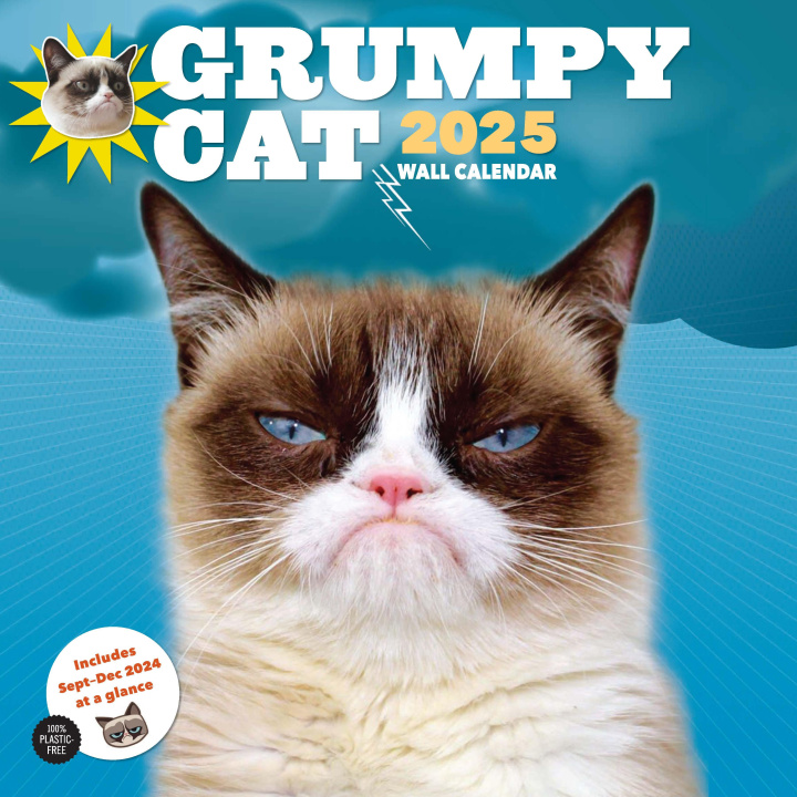 Calendar/Diary CAL 25 GRUMPY CAT WALL CALENDAR 2025 WALL