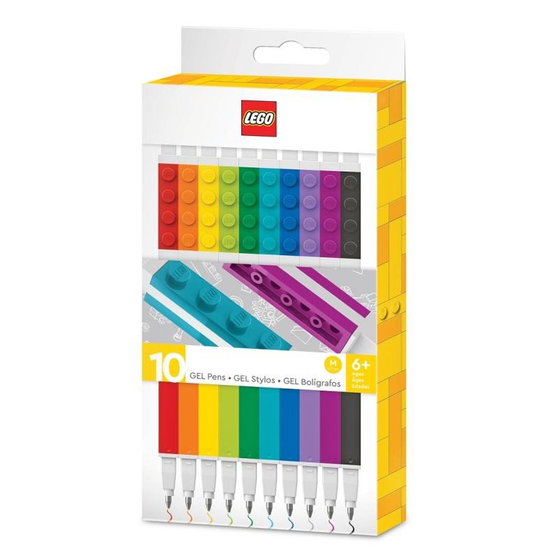 Artículos de papelería LEGO Gelové pero - mix barev 10 ks 