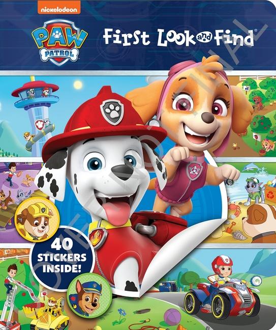 Carte First Look and Find & Stickers Paw Patrol 