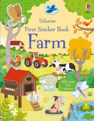 Livre First Sticker Book Farm Jordan Wray