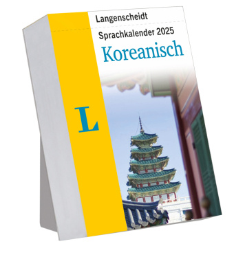 Календар/тефтер Langenscheidt Sprachkalender Koreanisch 2025 