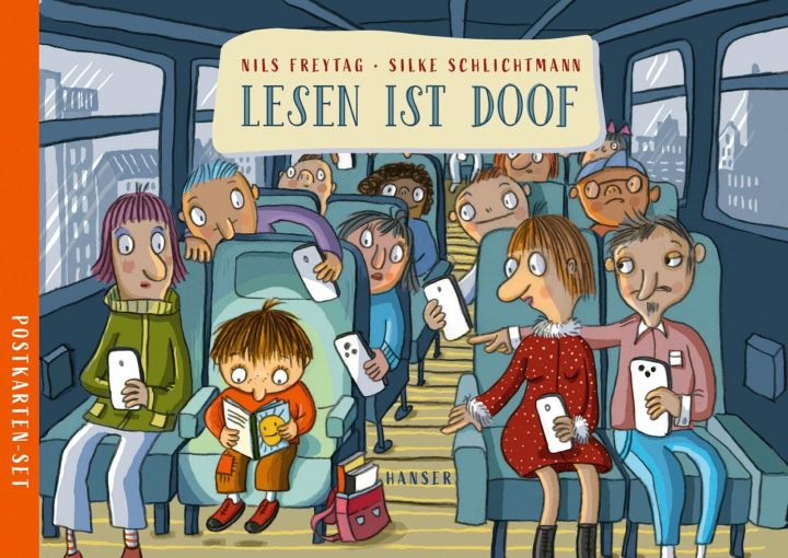 Kniha Lesen ist doof Postkarten-Set Silke Schlichtmann