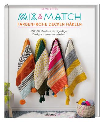 Könyv Mix & Match Farbenfrohe Decken häkeln Katrin Marburger