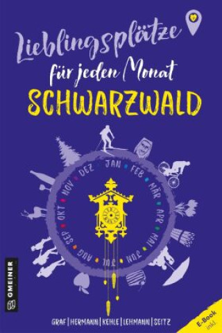 Kniha Lieblingsplätze für jeden Monat - Schwarzwald Birgit Herman
