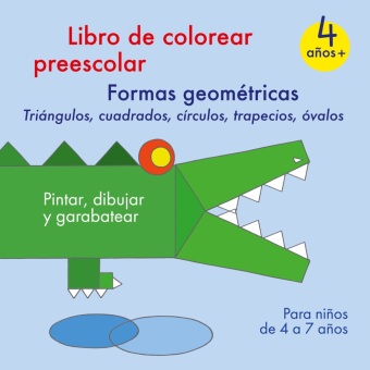 Book Libro de colorear preescolar - Formas geométricas 