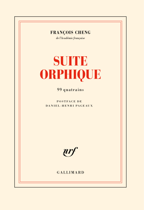 Book Suite orphique Cheng