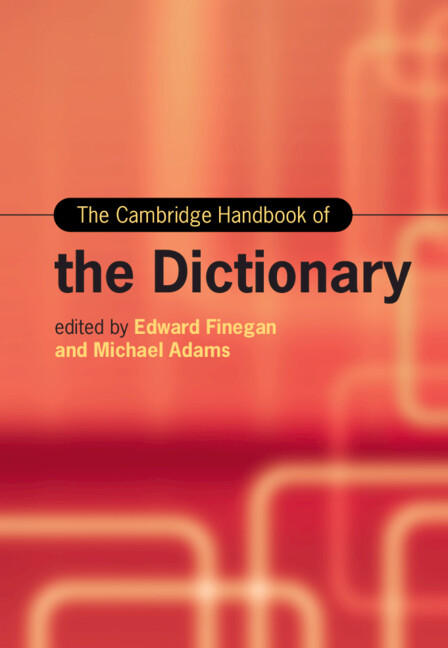 Książka The Cambridge Handbook of the Dictionary Edward Finegan