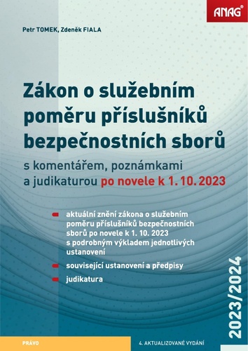 Book Zákon o služebním poměru příslušníků bezpečnostních sborů Zdeněk Fiala