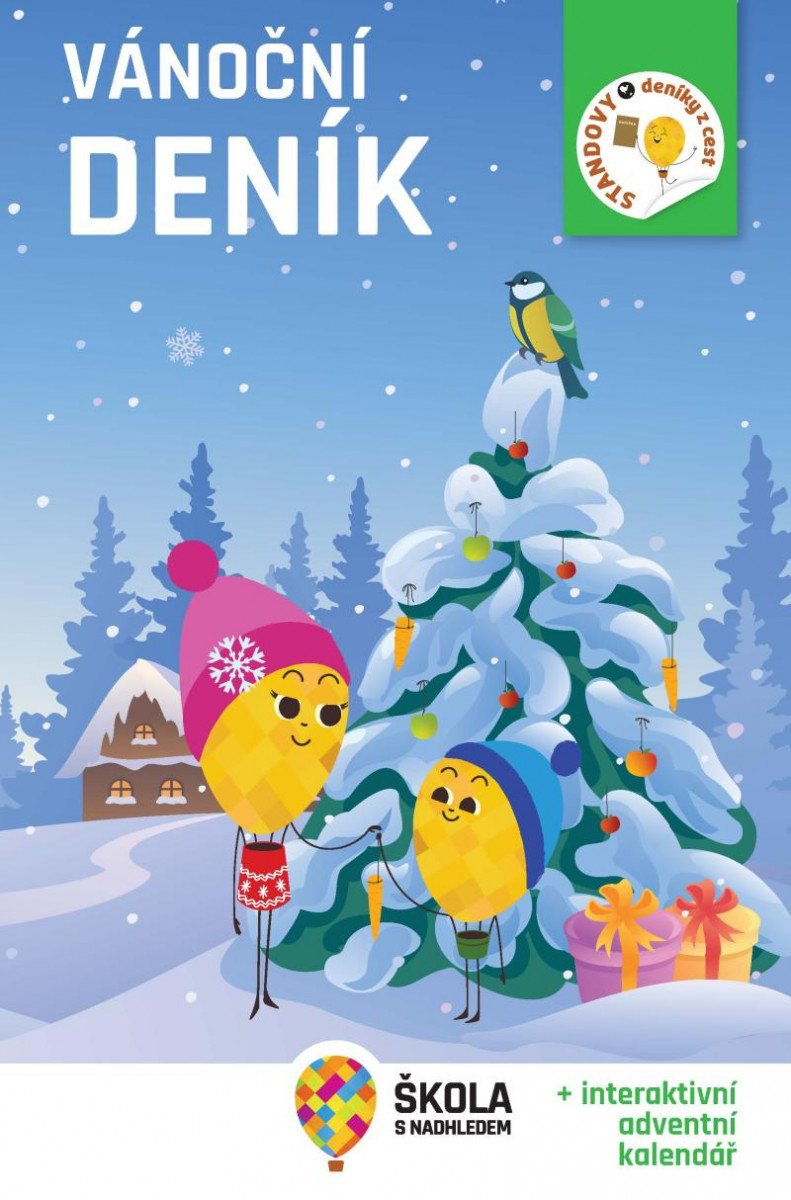 Kniha Vánoční deník + interaktivní adventní kalendář 