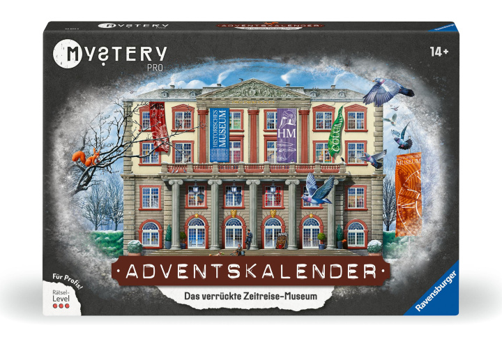 Jeu/jouet Ravensburger 23853 - Mystery PRO Adventskalender- Das verrückte Zeitreisemuseum - 24 Rätsel für EXIT-Begeisterte ab 14 Jahren 