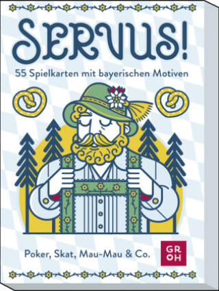Hra/Hračka Servus! 55 Spielkarten mit bayerischen Motiven Dario Genuardi