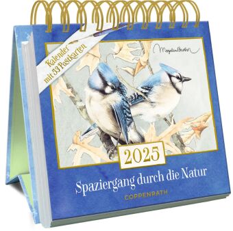 Календар/тефтер Kalender mit 53 Postkarten: 2025 - Marjolein Bastin - Spaziergang durch die Natur 