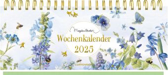 Kalendář/Diář Tischkalender mit Wochenkalendarium: 2025 - Marjolein Bastin - blau 