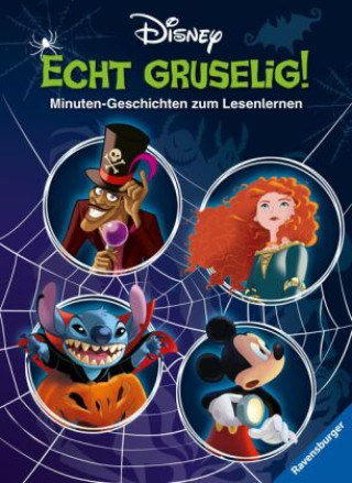 Kniha Disney: Gruselige Minuten-Geschichten zum Lesenlernen - Erstlesebuch ab 7 Jahren - 2. Klasse The Walt Disney Company