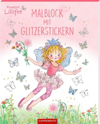 Buch Malblock mit Glitzerstickern (Prinzessin Lillifee) 