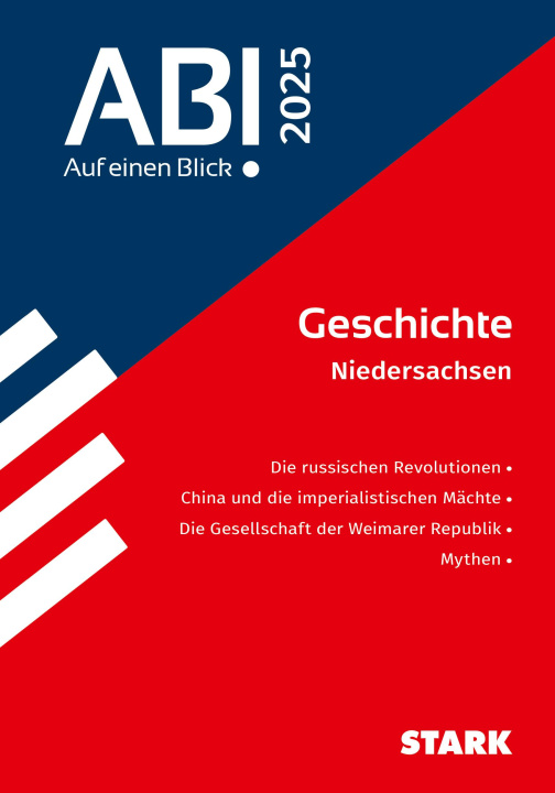 Книга STARK Abi - auf einen Blick! Geschichte Niedersachsen 2025 