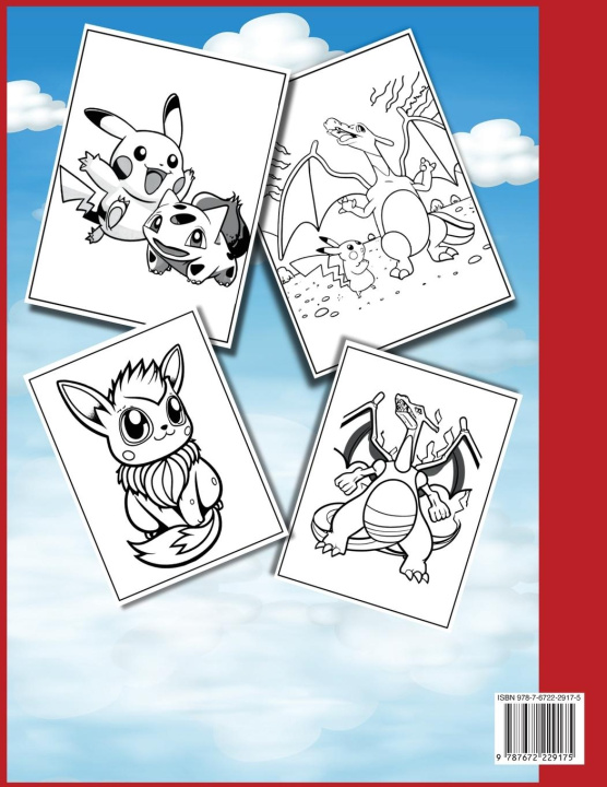 Book Pokémon Coloring Book 