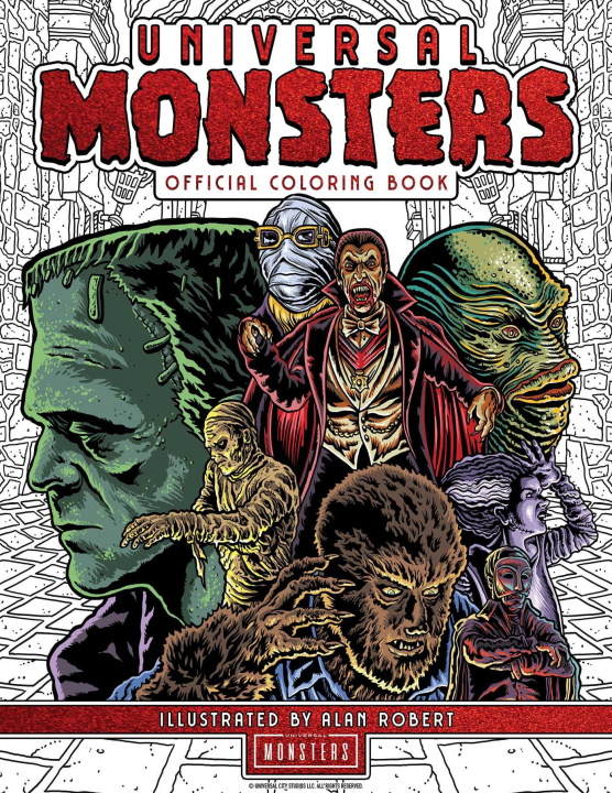 Kniha Universal Monsters: The Official Coloring Book 