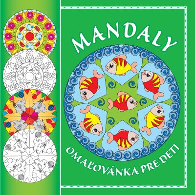 Kniha Mandaly - Omaľovánka pre deti 