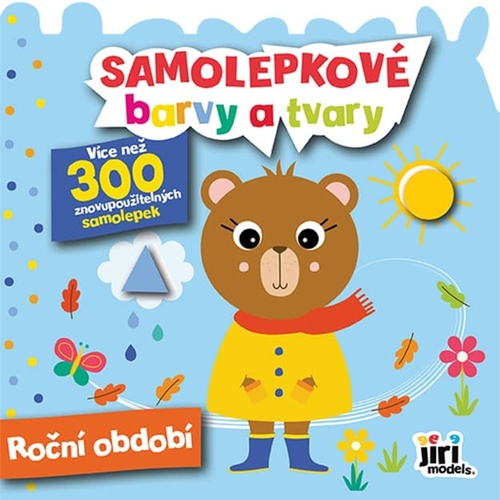 Kniha Samolepkové barvy a tvary Roční období 