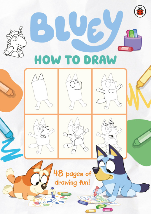 Knjiga Bluey: How to Draw Bluey