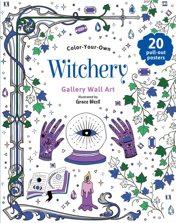 Kniha Witchery: Color-Your-Own Gallery Wall Art 