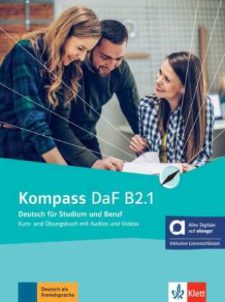 Kniha Kompass DaF B2.1 - Hybride Ausgabe allango Nadja Fügert