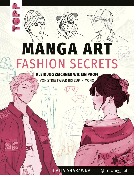 Kniha Manga Art Fashion Secrets 