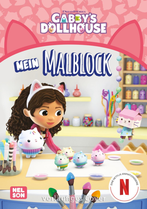 Kniha Gabby's Dollhouse: Mein Malblock 