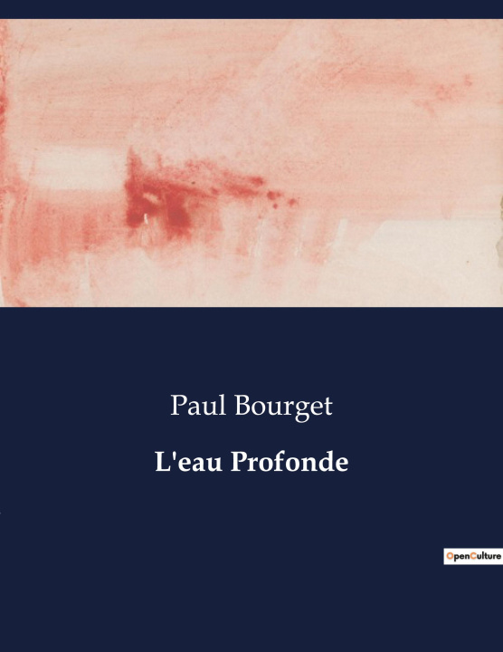 Knjiga L'eau Profonde Bourget