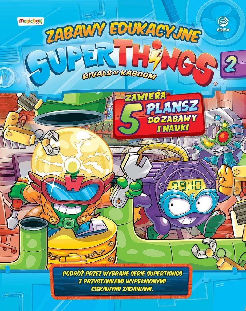 Kniha SuperThings 1 szt. mix + 3 figurki Opracowanie zbiorowe