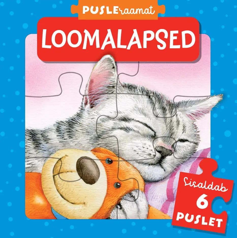 Knjiga Pusleraamat loomalapsed Anna Casalis