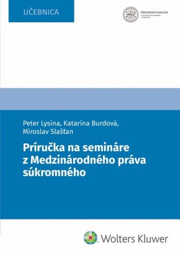 Könyv Príručka na semináre z Medzinárodného práva súkromného Peter Lysina