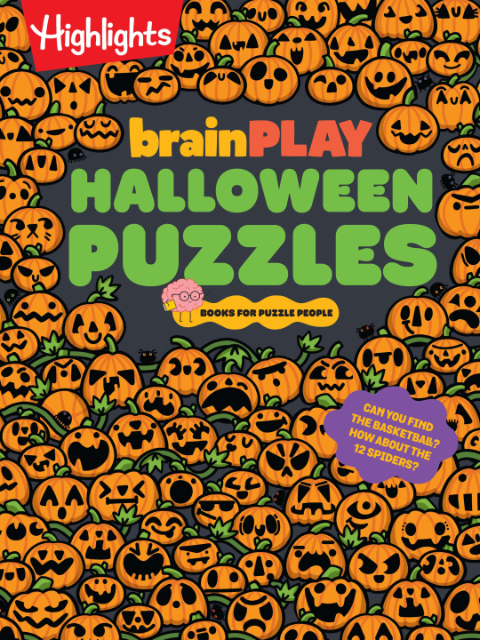 Kniha Brainplay Halloween Puzzles 