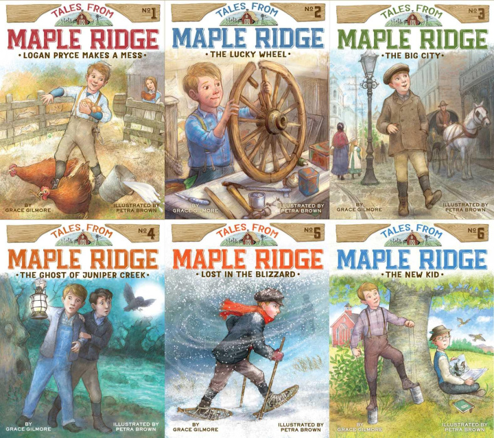 Książka Tales from Maple Ridge Collection (Boxed Set): Logan Pryce Makes a Mess; The Lucky Wheel; The Big City; The Ghost of Juniper Creek; Lost in the Blizza Petra Brown