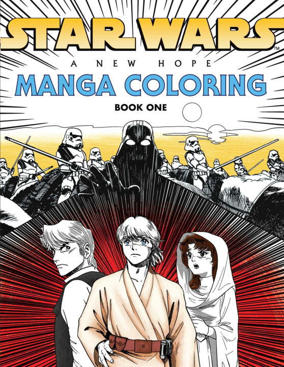 Книга Star Wars Manga Coloring 