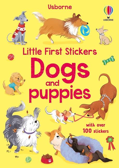 Książka Little First Stickers Dogs and Puppies Elisa Paganelli