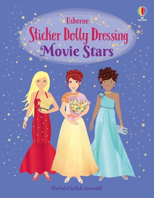 Kniha Sticker Dolly Dressing Movie Stars Vicky Arrowsmith