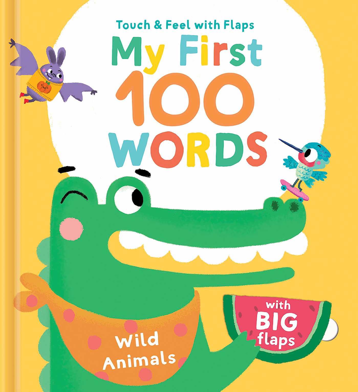 Książka My First 100 Words Touch & Feel with Flaps - Wild Animals 