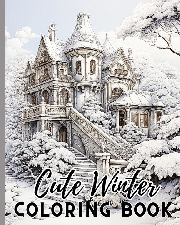 Carte Cute Winter Coloring Book 