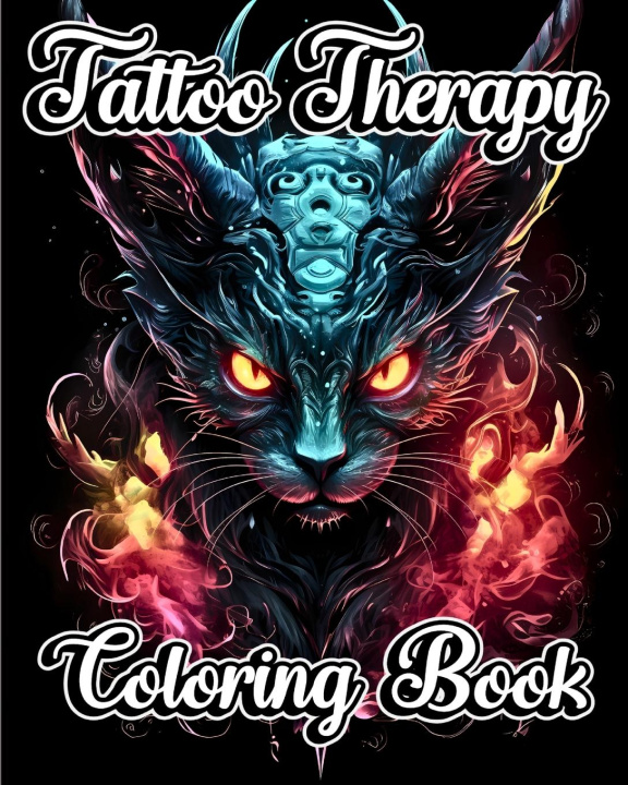 Carte Tattoo Therapy Coloring Book 