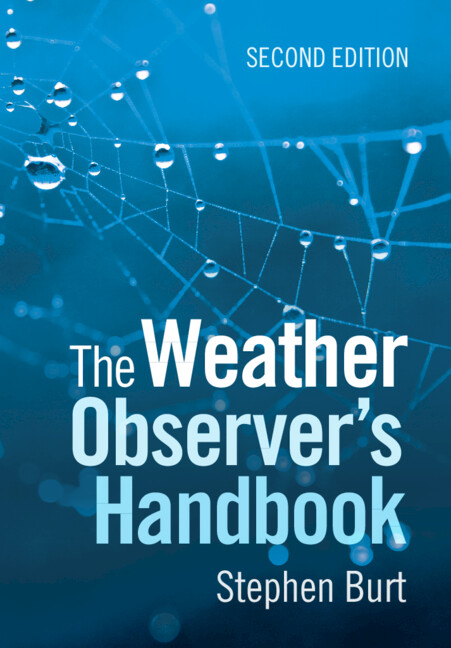 Livre The Weather Observer's Handbook Stephen Burt