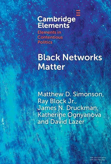 Kniha Black Networks Matter Matthew David Simonson