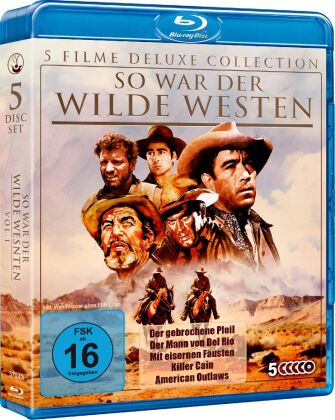 Видео So war der wilde Westen. Vol.1, 5 Blu Ray (Deluxe Collection) Robert Sparr
