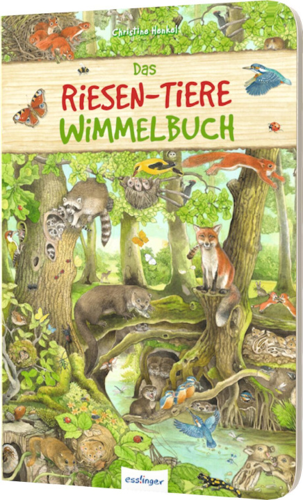 Livre Riesen-Wimmelbuch: Das Riesen-Tiere-Wimmelbuch Christine Henkel